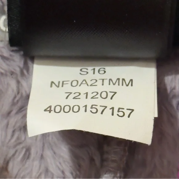 The North Face Kids Osito Gray/Purple Poncho Jacket M - Picture 8 of 8